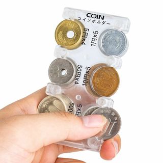 新品 携帯用コインホルダー Olycism コイン収納 貨幣ケース 小銭の整理に(その他)
