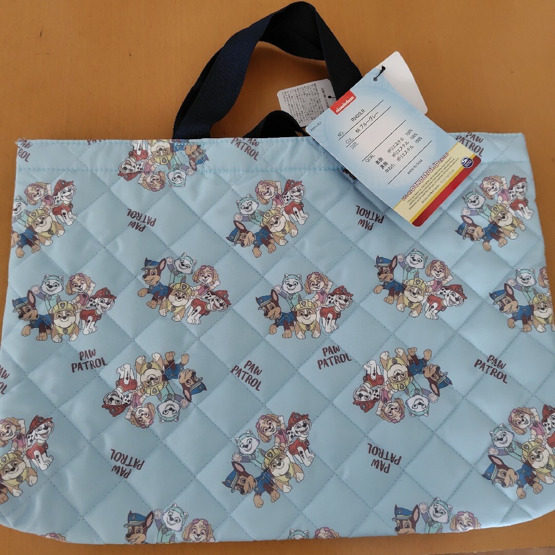 パウ・パトロール(パウパトロール)の新品パウパトロールレッスンバッグ キッズ/ベビー/マタニティのこども用バッグ(レッスンバッグ)の商品写真