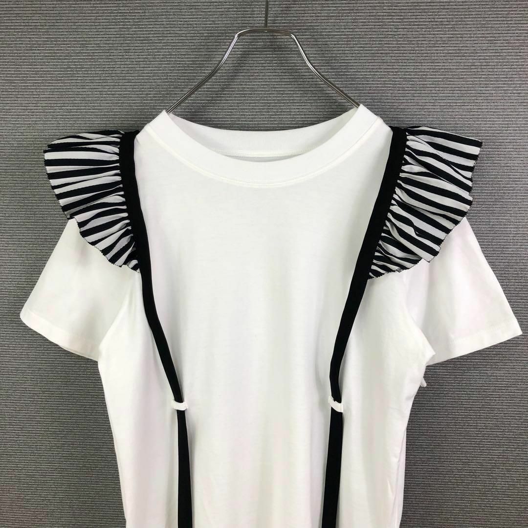 トップス BORDERS at BALCONY SUSPENDER TEE 36 BORDERS at BALCONY SUSPENDER TEE 36