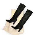 Stella McCartney ステラ マッカートニー スエードレザー ルーズ ロングブーツ ブラック size 35.5 レディース イタリア製