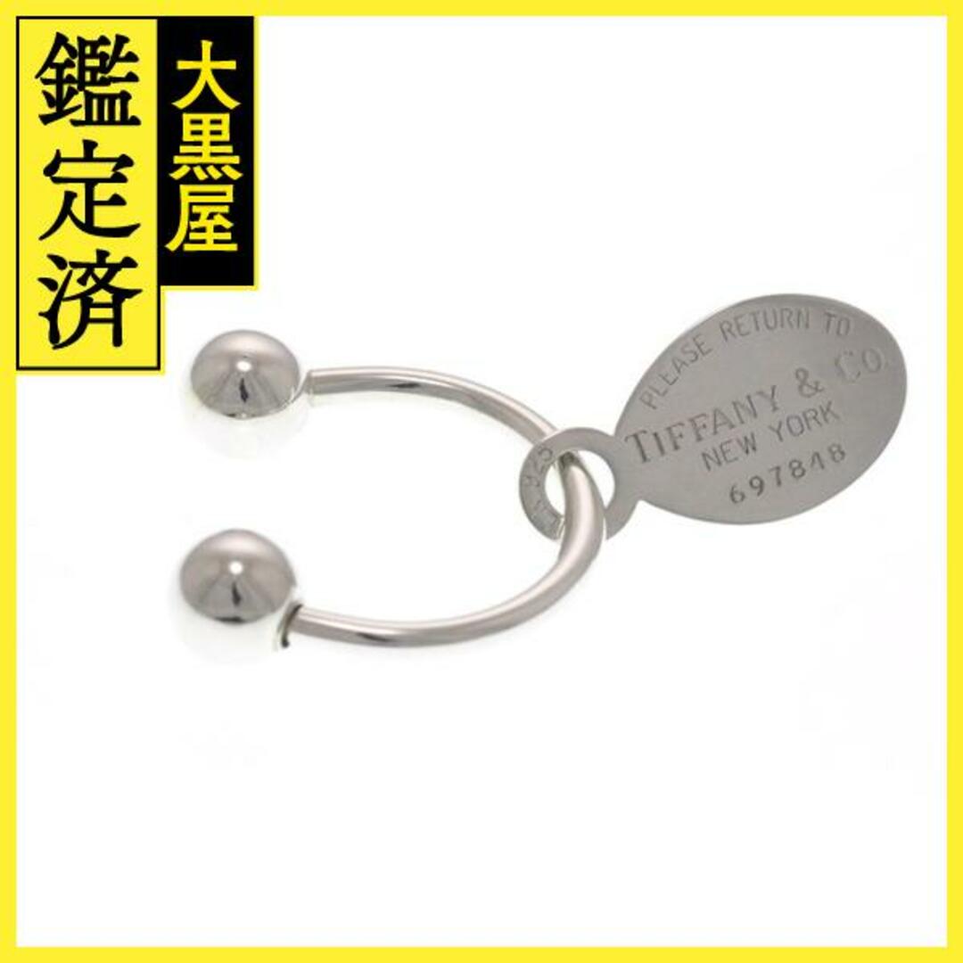 Tiffany & Co. - ティファニー オーバルタグ キーリング キーホルダー 925(シルバー) 【473】
