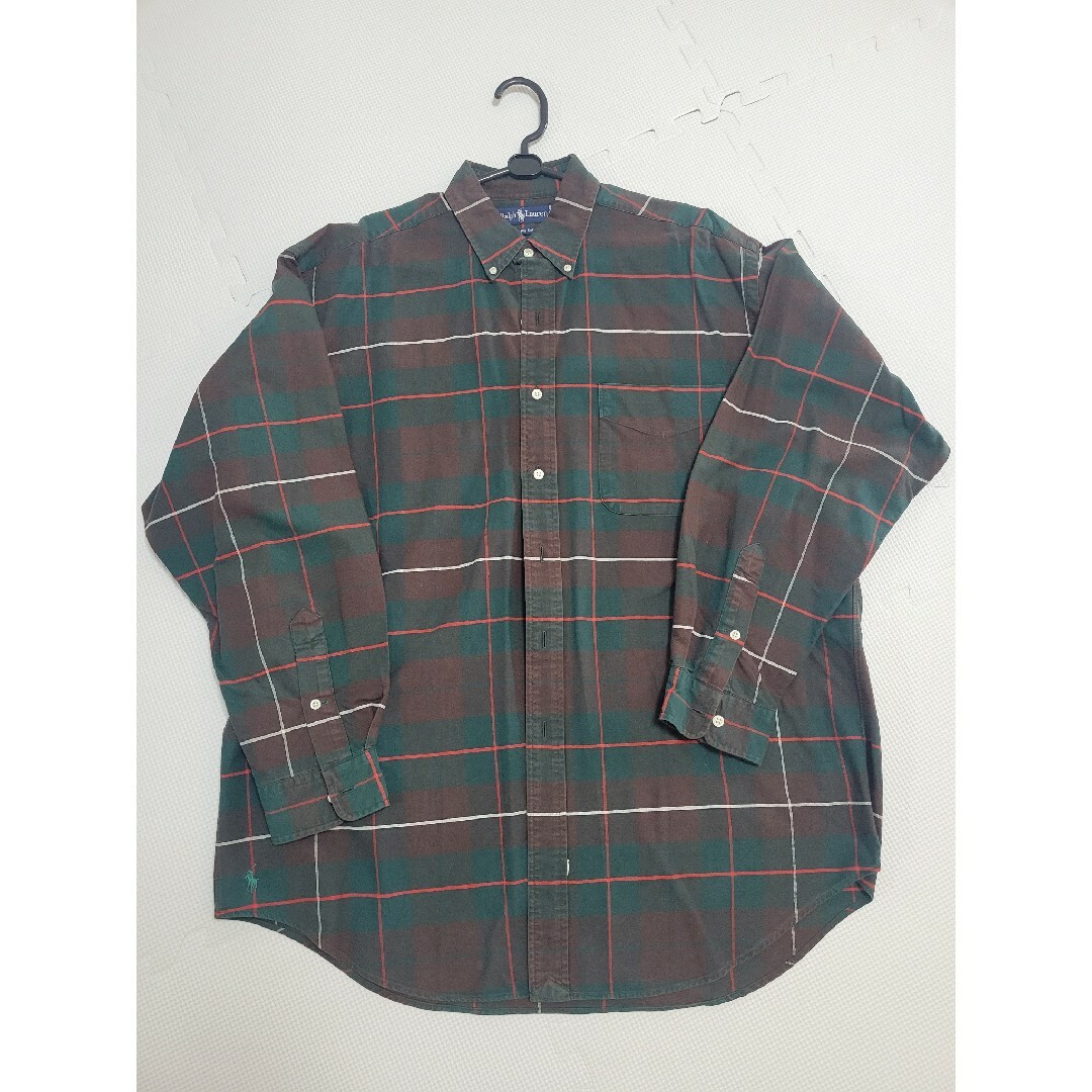 当時物 ラルフローレンThe Big Oxford シャツ M BIGシャツ