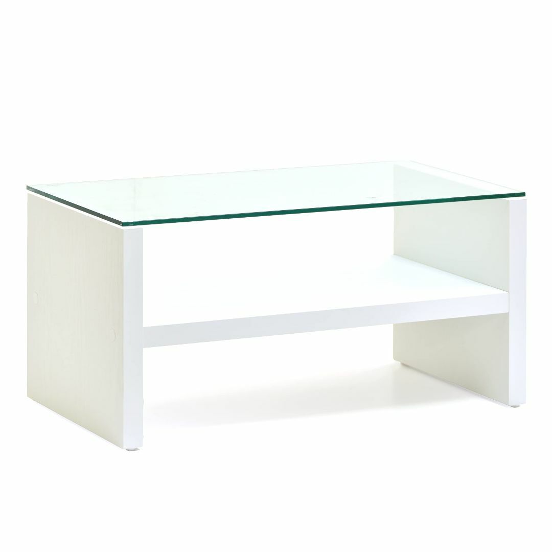【新着商品】センターテーブル（ホワイト） 750×400×370mm Rogic