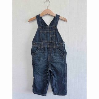 ギャップキッズ(GAP Kids)のGAP デニムオーバーオール 18-24ヶ月(ロンパース)