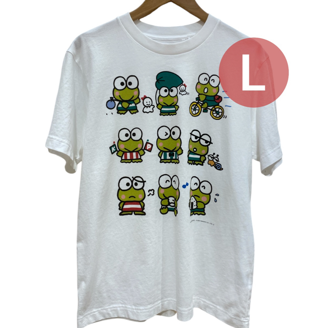 UNIQLO(ユニクロ)の名古屋 限定 ユニクロ けろけろけろっぴ Tシャツ 男女兼用 Lサイズ レディースのトップス(Tシャツ(半袖/袖なし))の商品写真