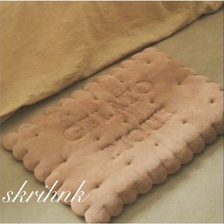 ジェラートピケ(gelato pique)の♡新品♡ジェラートピケ♡クッキーキルトマット♡ベージュ♡滑り止め加工♡玄関マット(玄関マット)