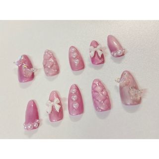 ワンホン♡ネイルチップ(つけ爪/ネイルチップ)