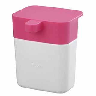 SANEI シンクのディスペンサー 食器洗剤入れ 浮かす収納 ワンプッシュ ピン(タオル/バス用品)