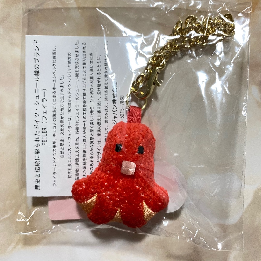 FEILER - フェイラー♡オムスビコロリン♡タコさんウインナー型チャーム♡新品未開封♡たこさん