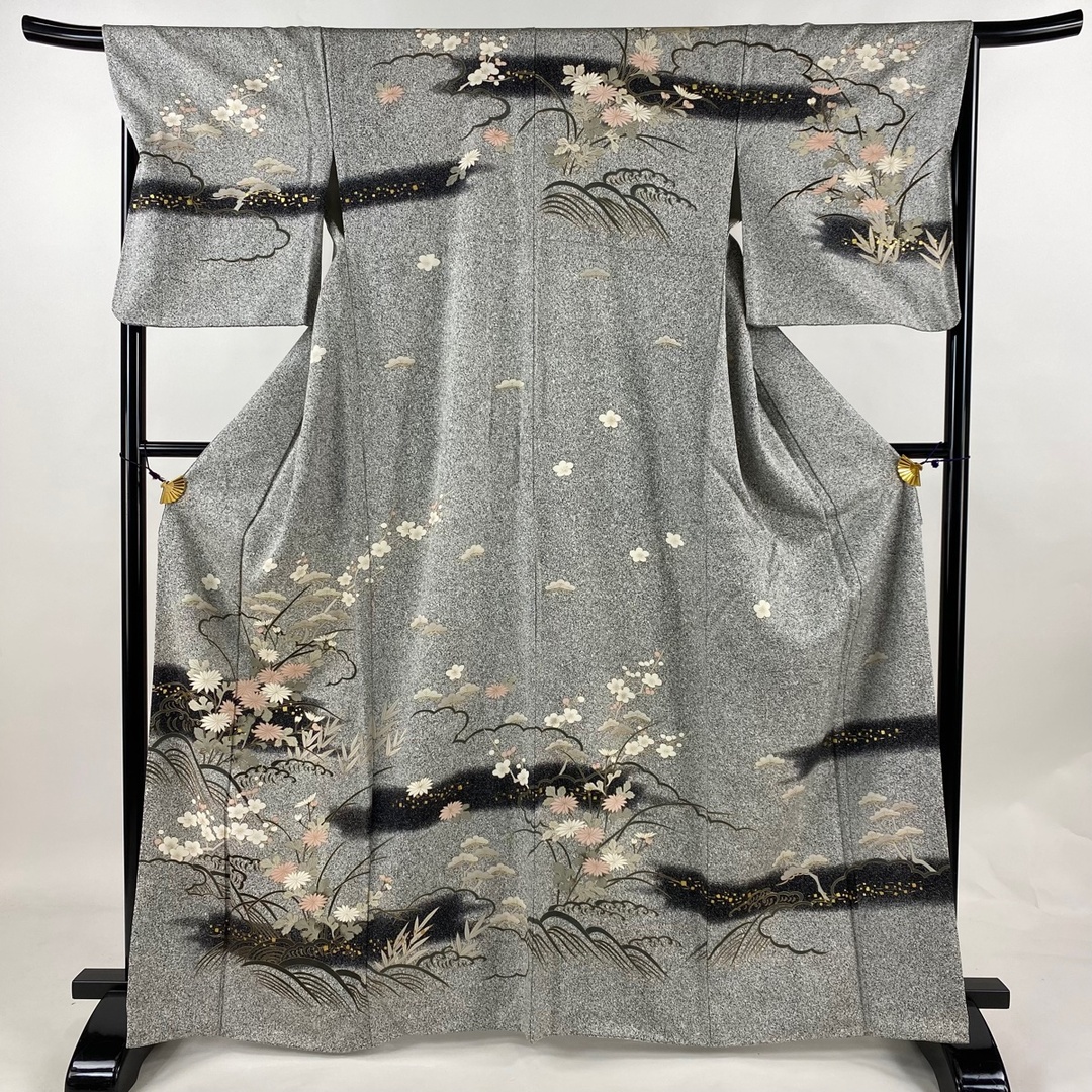 訪問着 身丈164.5cm 裄丈68.5cm 正絹 秀品 【中古】
