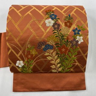 名古屋帯 美品 優品 正絹 【中古】(帯)