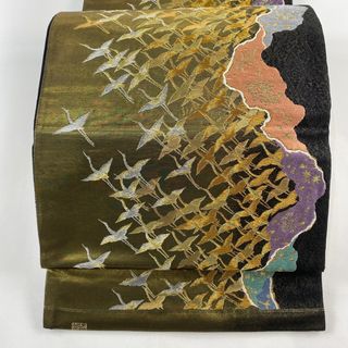 袋帯 美品 名品 六通 正絹 【中古】