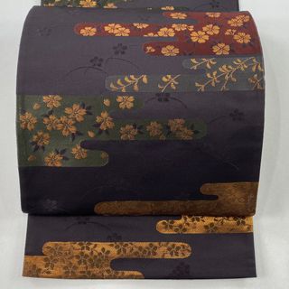 袋名古屋帯 優品 正絹 【中古】(帯)