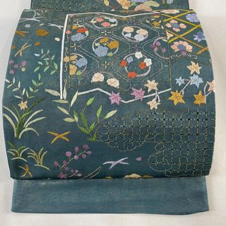 袋帯 逸品 六通 正絹 【中古】(帯)