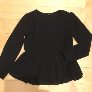 アズールバイマウジー(AZUL by moussy)のAZUL by moussy ペプラムトップス(カットソー(長袖/七分))