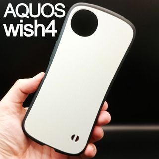 AQUOS wish4 スマホケース ダンパー ホワイト(Androidケース)
