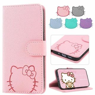 Redmi 12 5G ケース 手帳型 大きな花の顔の猫のパターン XIG03 (その他)