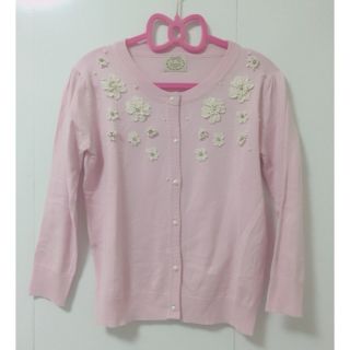 トッコ(tocco)の♡tocco パール ビジュー カーディガン♡(カーディガン)