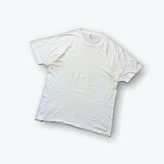 ヘインズ(Hanes)の90s Hanes USA / Off-white Tee XL(Tシャツ/カットソー(半袖/袖なし))