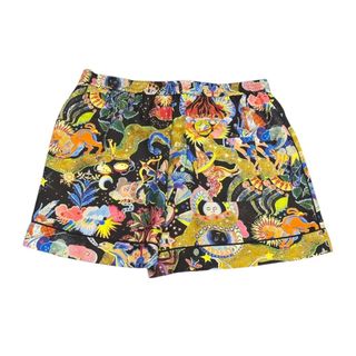 Christian Dior - Christian Dior クリスチャンディオール ショートパンツ 241P77A6746 シルク マルチカラー 74350 美品 中古 4b002486