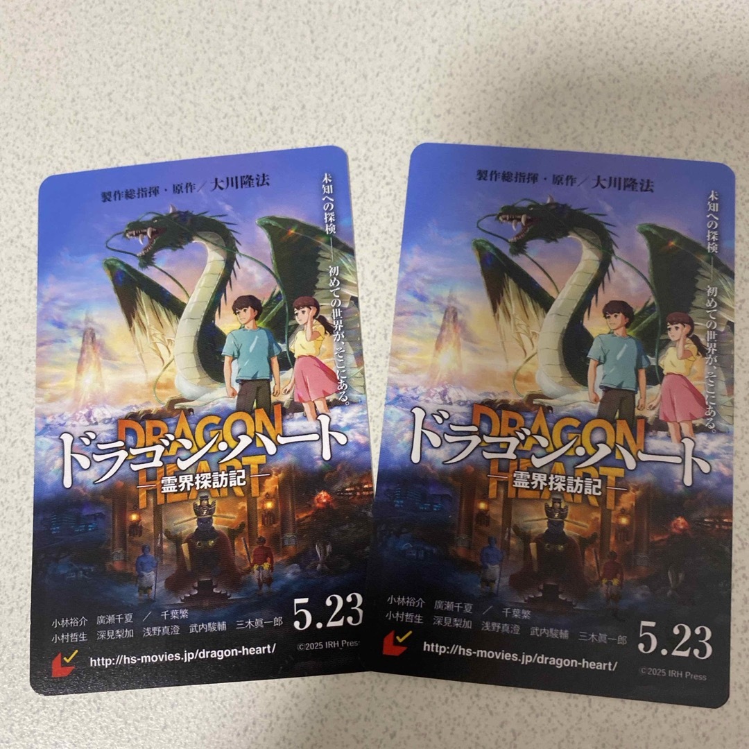 映画『ドラゴン・ハート-霊界探訪記-』チケット 2枚 チケットの映画(邦画)の商品写真