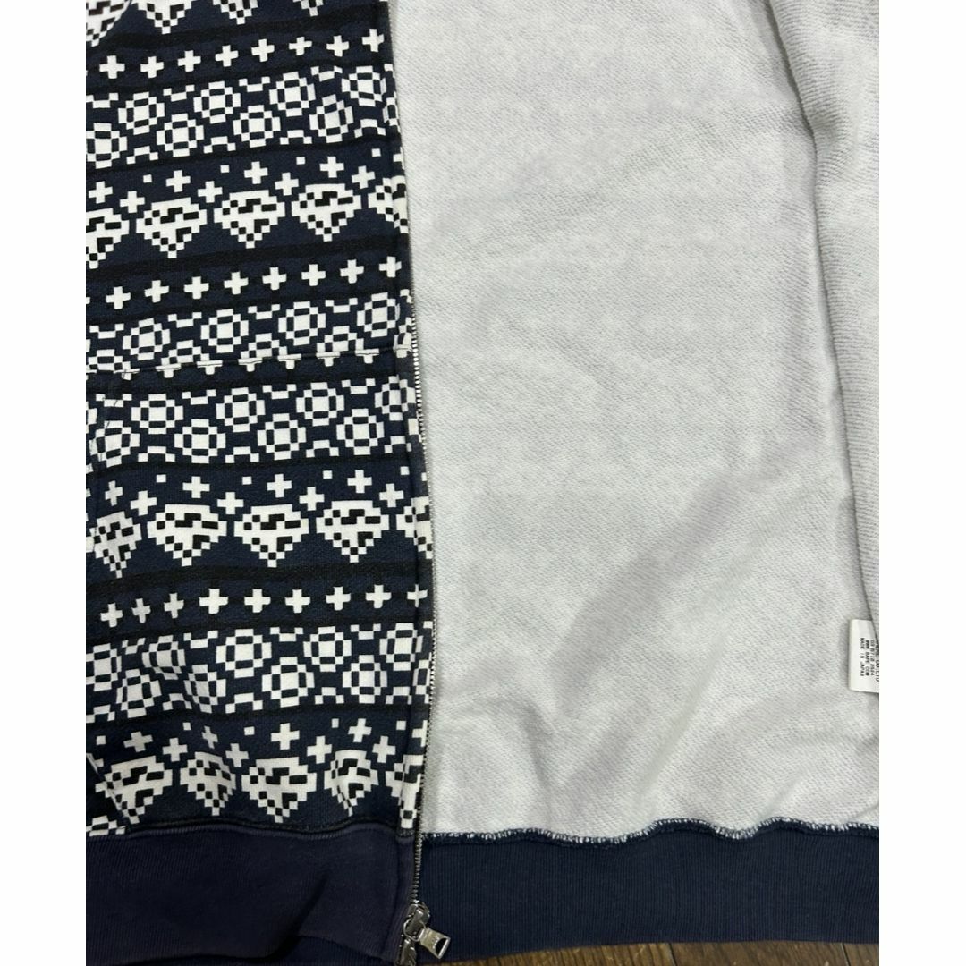 A BATHING APE(アベイシングエイプ)の＊アベイシングエイプ BAPE ダイヤ 総柄 フルップパーカー M メンズのジャケット/アウター(その他)の商品写真