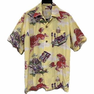 サンサーフ(Sun Surf)の＊Sun Surf Toyo 和柄 獅子 神輿 祭り船 アロハシャツ M(シャツ)