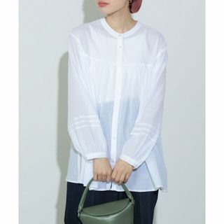 【OFF WHITE】クリンクル シャツブラウス(シャツ/ブラウス(長袖/七分))