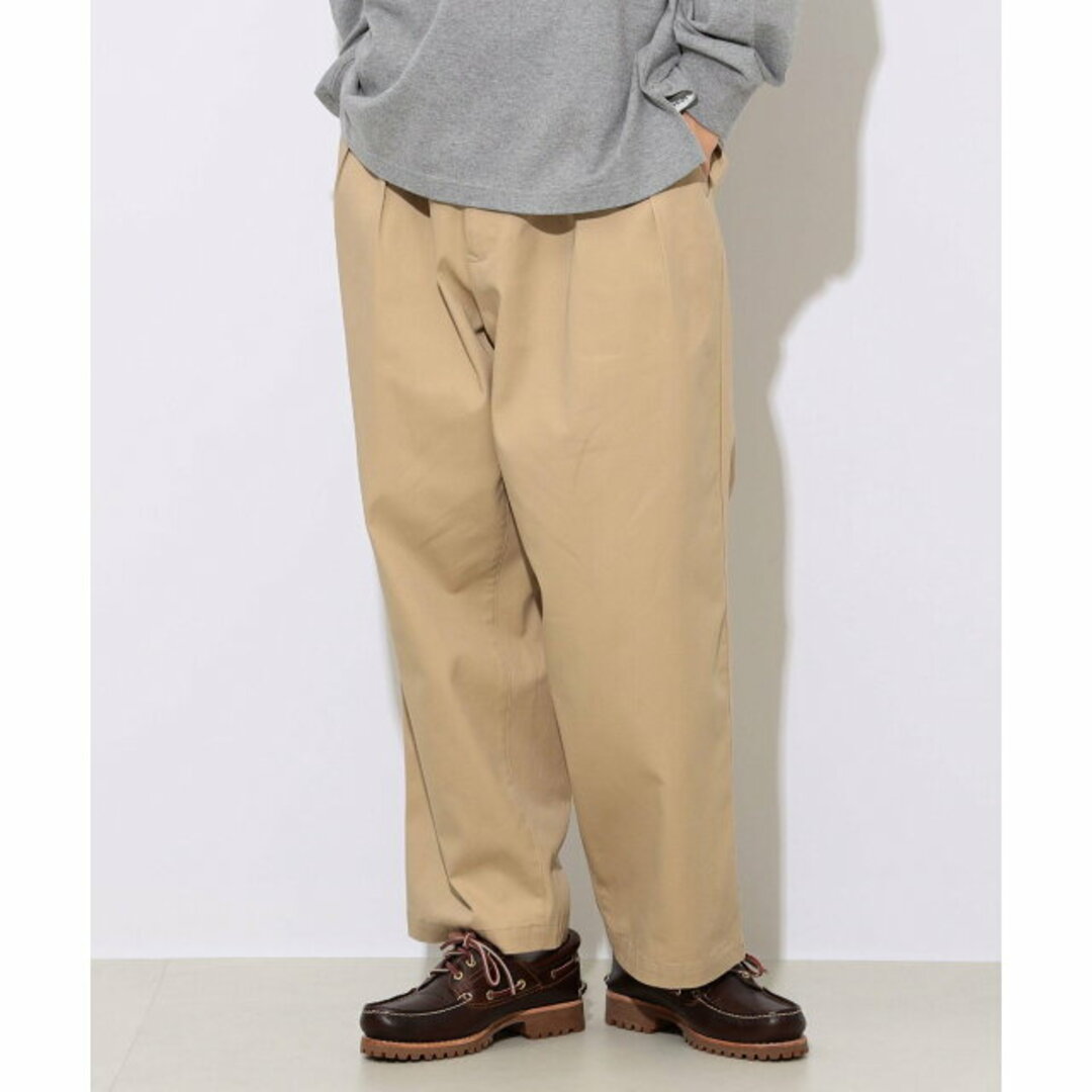 【関税込み】TOTEME ベージュ リラックス チノパンツ BEIGE】2タック ワイド チノ パンツの通販 by BEAMS OUTLET|ラクマ
