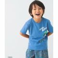 【PANDA(BLUE)】【100】学研の図鑑LIVE / 別注 動物 Tシャツ (100~150cm)