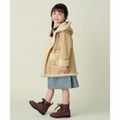 【BEIGE】【150】フェイクムートン コート(90~150cm)
