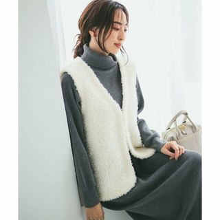 ビーミング ライフストア バイ ビームス(B:MING LIFE STORE by BEAMS)の【OFF_WHITE】シャギー ニット ベスト(S~M)(ニット/セーター)