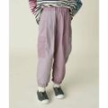 【PINK】【100】ナイロン カラーブロック カーゴパンツ(90~150cm)
