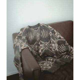ビーミング ライフストア バイ ビームス(B:MING LIFE STORE by BEAMS)の【CHARCOAL】PENDLETON / シャギー Vネック カーディガン(カーディガン)