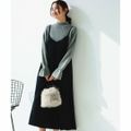 【GREY*BLACK】【ONE SIZE】ニット プルオーバー * キャミ ワンピース セット