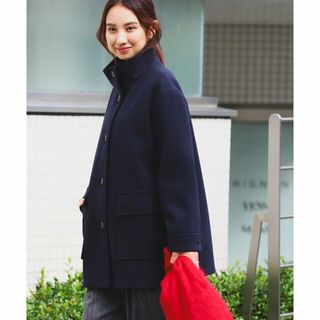 ビーミング ライフストア バイ ビームス(B:MING LIFE STORE by BEAMS)の【NAVY】スタンドカラー コート(S~M)(その他)