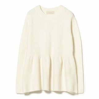 ビーミング ライフストア バイ ビームス(B:MING LIFE STORE by BEAMS)の【OFF WHITE】ペプラム ニット(その他)