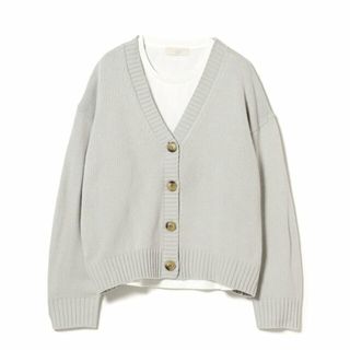 ビーミング ライフストア バイ ビームス(B:MING LIFE STORE by BEAMS)の【LIGHT.GREY】ロング スリーブ Tシャツ * ニット カーディガン セット(その他)