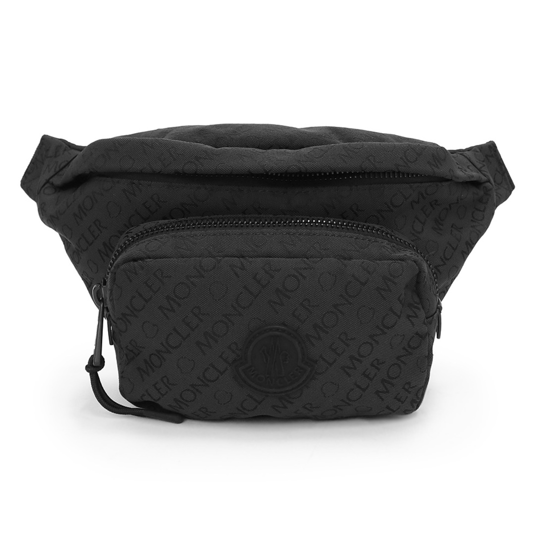 MONCLER - モンクレール Durance ベルト ショルダー ボディバッグ 斜め掛け ナイロンキャンバス ブラック 黒 ブラック金具 5M00005 MONCLER（未使用　展示品）