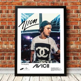 2-アヴィーチー　Avicii　 ヒップホップ　A4サイズ　ポスター(フォトフレーム)