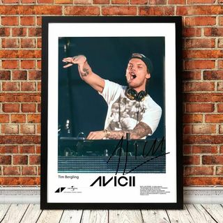 1-アヴィーチー　Avicii　 ヒップホップ　A4サイズ　ポスター(フォトフレーム)