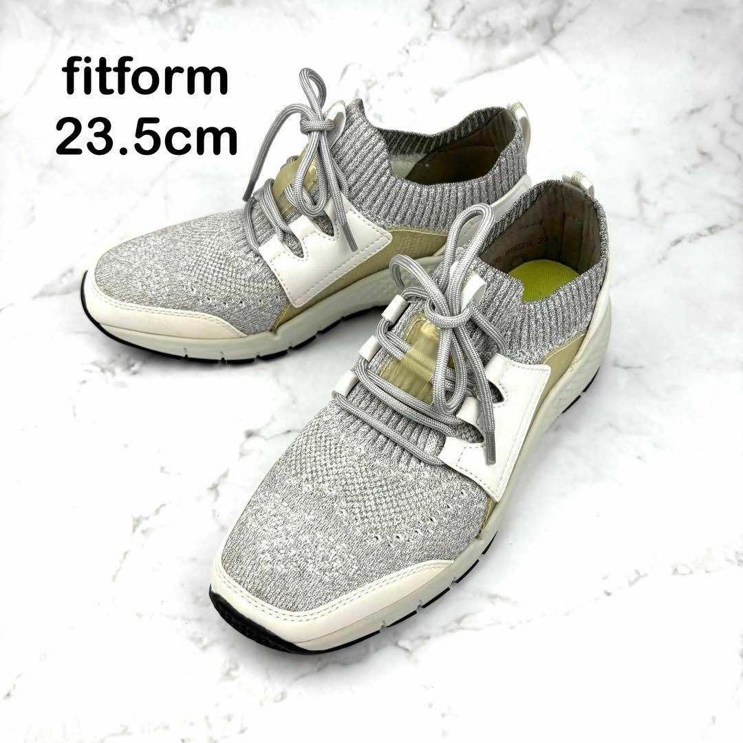 fitfit - 【新品】fitform フィットフィット メッシュスニーカー 23.5 グレー