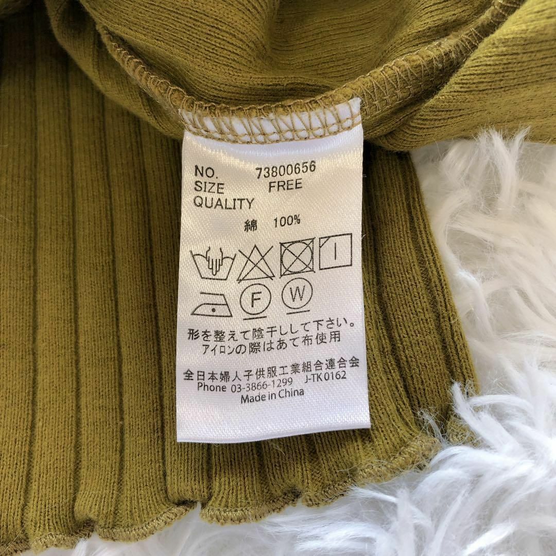 ✨良品✨ (F) 薄手ニット セーター コーデュロイ プルオーバー カジュアル レディースのトップス(ニット/セーター)の商品写真