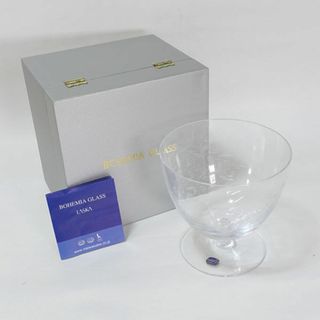 BOHEMIA GLASS ◆【ガラス】ボヘミア/脚付きボウル KA812/15/B すまい 雑貨 ギフト ギフト【未使用】 [0220525052](食器)