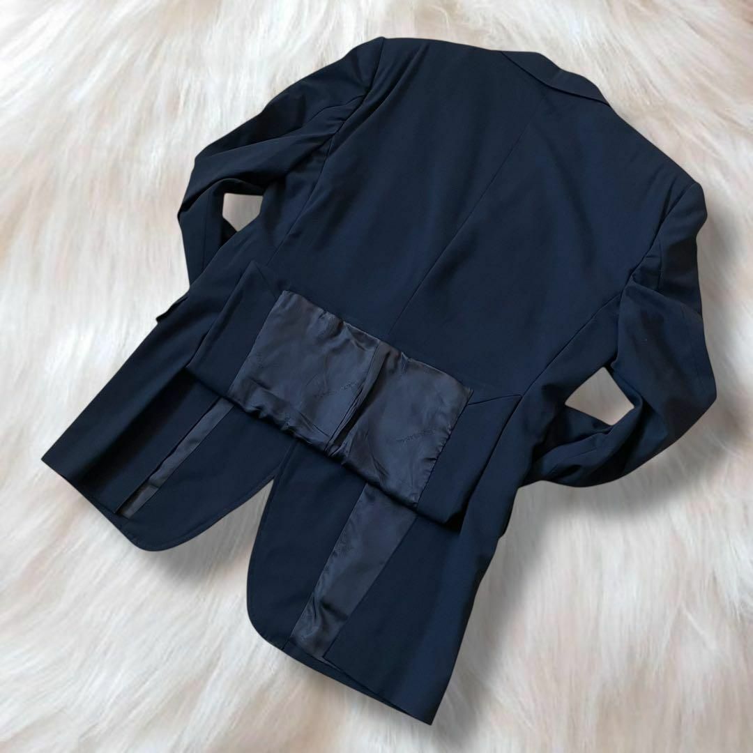 美品 ドルチェ&ガッバーナ セットアップスーツ ブラック 48 ウール 裏地柄 DOLCE&GABBANA - 美品 ドルチェ&ガッバーナ セットアップスーツ