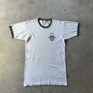 チャンピオン(Champion)の70s80s チャンピオン リンガーtシャツ USA製 42 ブラック (Tシャツ/カットソー(半袖/袖なし))