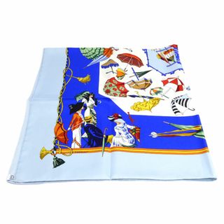エルメス(HERMES)のHERMES エルメス 日傘と雨傘 OMBRELLES ET PARARLUIES カレ90 スカーフ マルチカラー レディース【中古】【美品】(バンダナ/スカーフ)