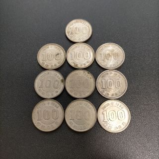 東京オリンピック記念100円銀貨【並品】10枚セット(貨幣)