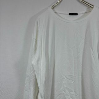 ラナン(Ranan)の美品✨ ラナン 長袖 シャツ ロンT 無地 シンプル 大きめ 白 ホワイト (Tシャツ(長袖/七分))