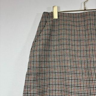 ユニクロ(UNIQLO)の極美品✨ ユニクロ UNIQLO スカート ひざ丈 ミニ チェック柄 タイト (ひざ丈スカート)